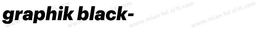 graphik black字体转换
